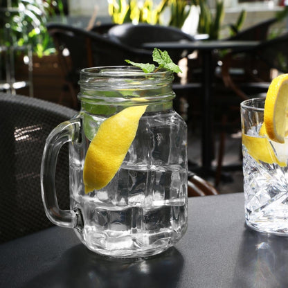CE678 Olympia mason jar drinkglazen 450ml (12 stuks)