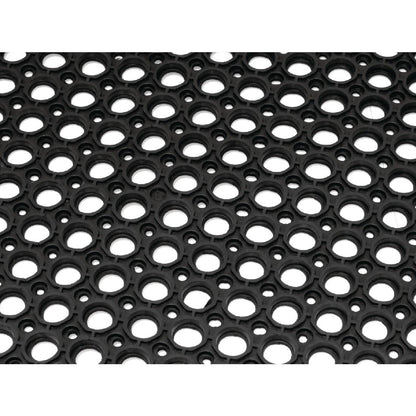 DP206 Jantex rubberen antivermoeidheidsmat zwart 150 x 90cm