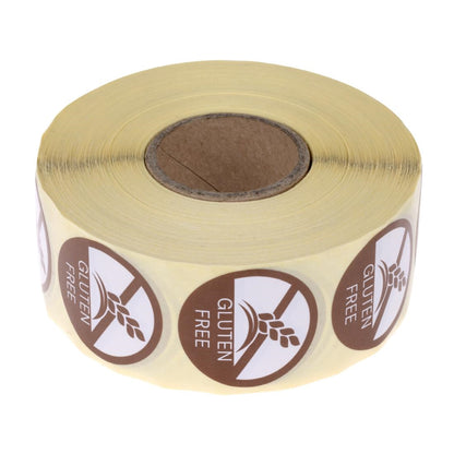 GJ060 Hygiplas glutenvrij voedseletiketten (1000 stuks)