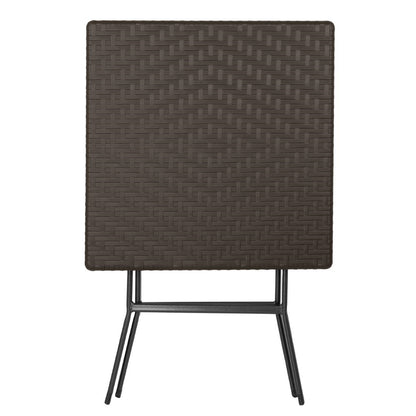 GR773 Bolero Vierkante Opvouwbare Tafel Bruin 620mm