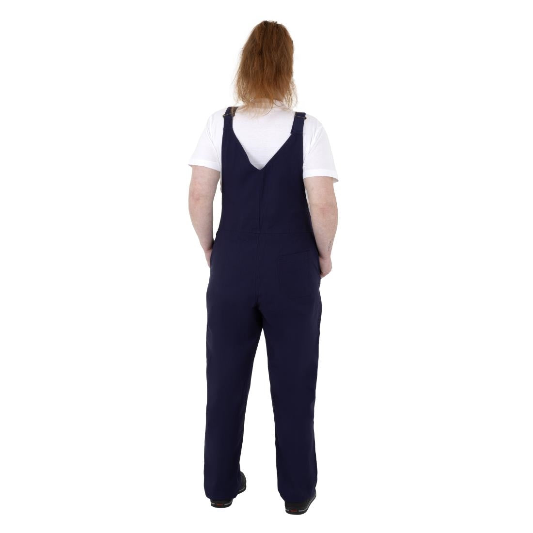 BA174-XL Southside Bib & Brace Katoenen Canvas Tuinbroek Marineblauw XL