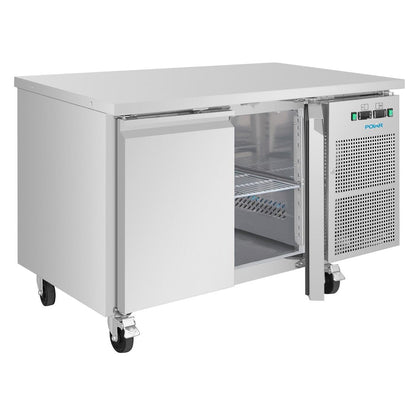 UA086 Polar U-Serie Koel-Vrieswerkbank Met 2 Deuren 124Ltr