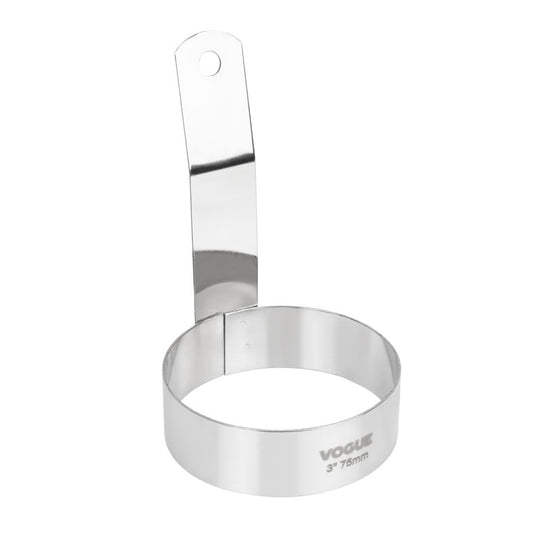 GD695 Vogue eierbakring met lang handvat 7,5cm