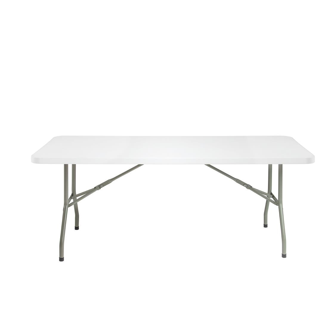 U579 Bolero rechthoekige klaptafel grijs 183cm