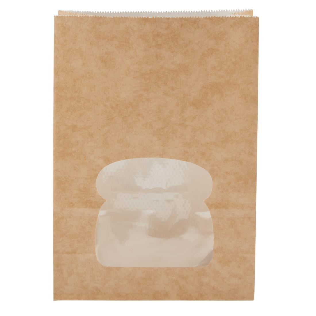 FA382 Colpac kraft sandwichboxen met venster recyclebaar (250 stuks)