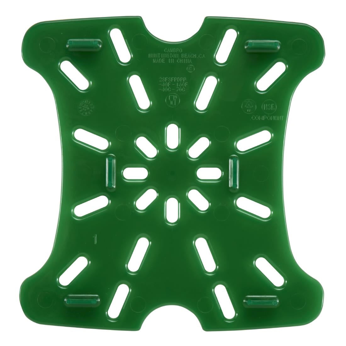 CU147 Cambro FreshPro Green afvoerrooster 165 x 165 mm