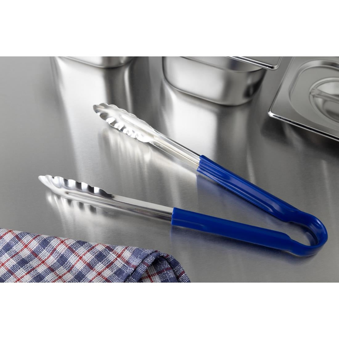 CB156 Hygiplas kleurcode serveertang blauw 30cm