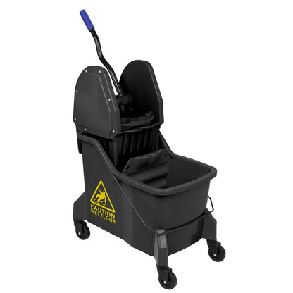 JB545 Jantex mopemmer met twee compartimenten en pers geel 30Ltr
