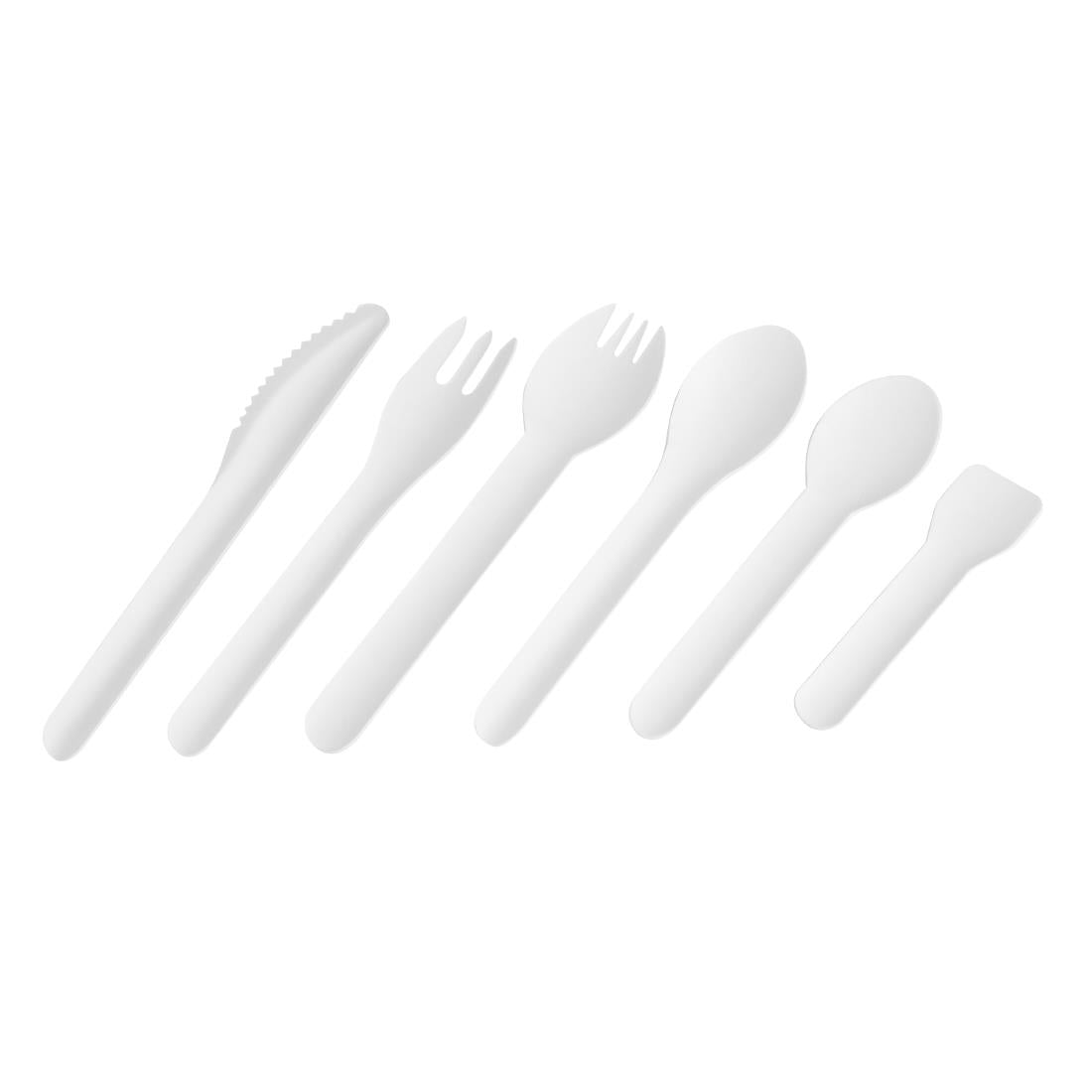 HT486 Fiesta Composteerbare Papieren Theelepels 132mm (100 stuks)