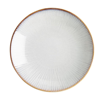 FU197 Olympia Drift Grey Coupe Low Bowls Met Reliëf, 260mm (4 Stuks)