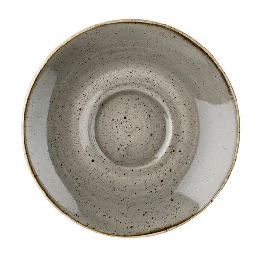 DK567 Churchill Stonecast Grey Cappuccino  cappuccino schotel 15.6 cm 12