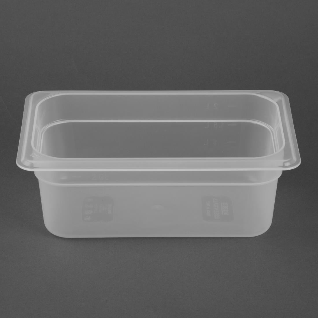 HZ342 Nisbets Essentials Polypropyleen 1/4 Gastronormbak 100mm
