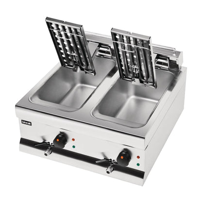 J537 Lincat Silverlink 600 dubbele friteuse DF66