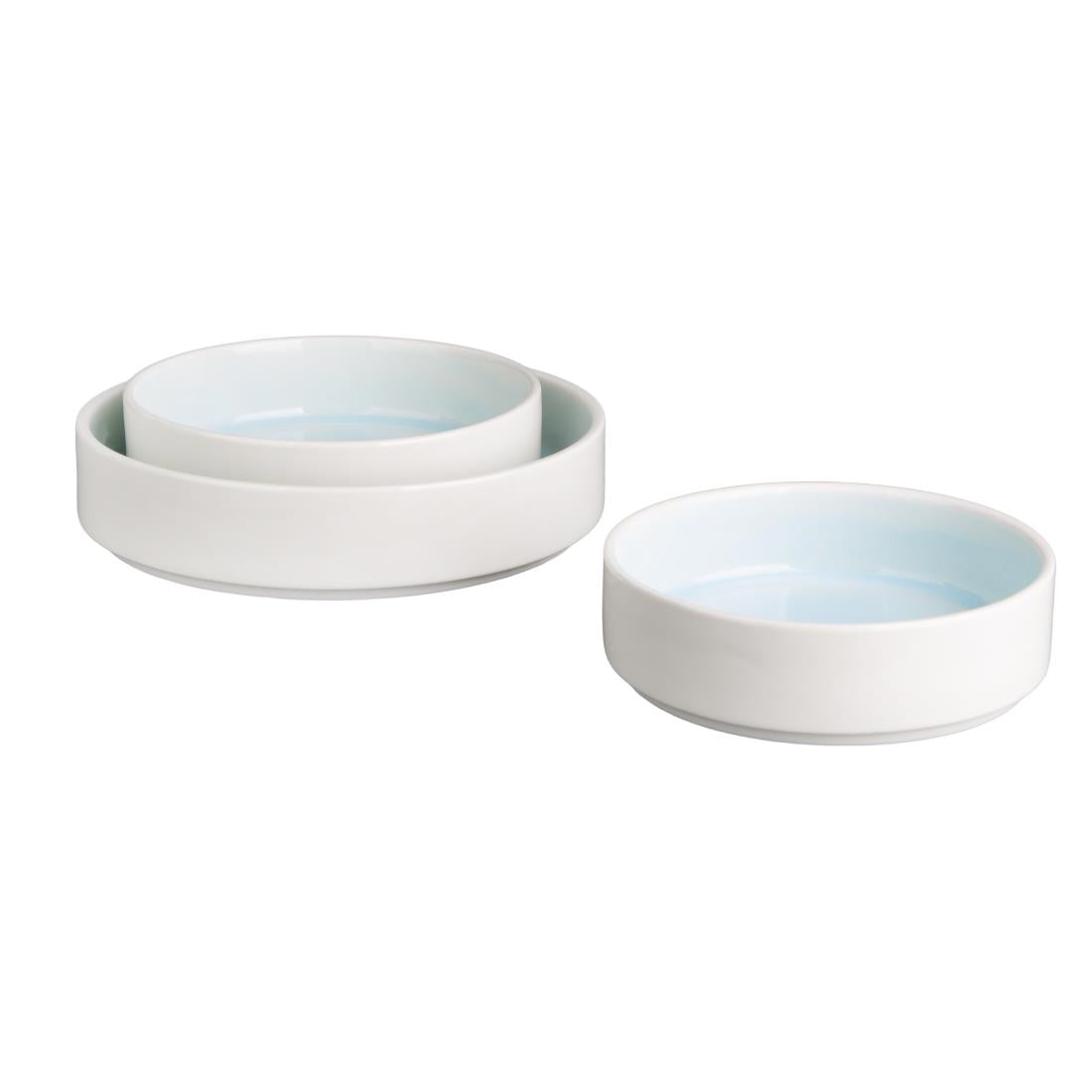 CU170 Olympia Fondant Kommen Aqua Blauw 152mm (6 Stuks)