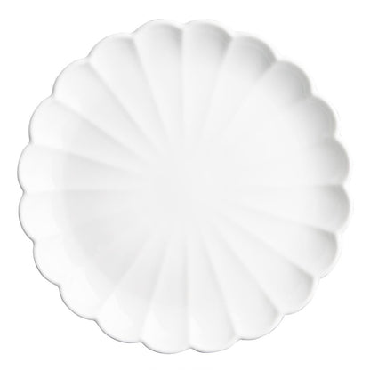 JB395 Olympia Bloom Geschulpte Borden Wit 276mm (4 stuks)