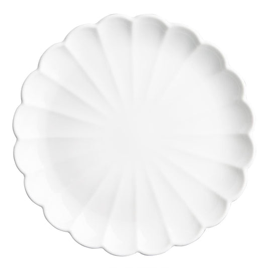 JB395 Olympia Bloom Geschulpte Borden Wit 276mm (4 stuks)
