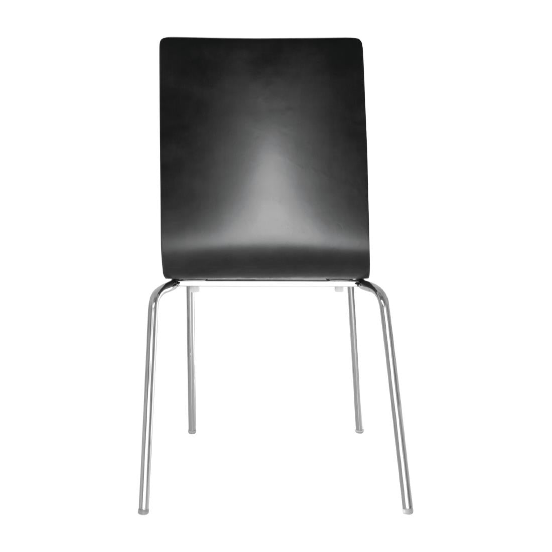 GR345 Bolero stoel met vierkante rug zwart - (4 stuks)