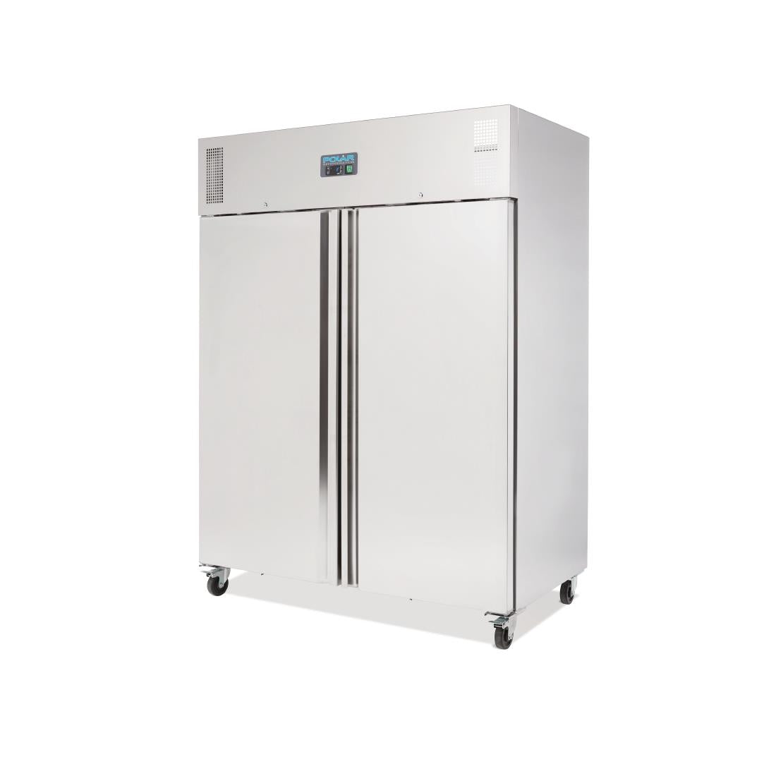 U634 Polar U-serie professionele 2-deurs koeling RVS 1300Ltr