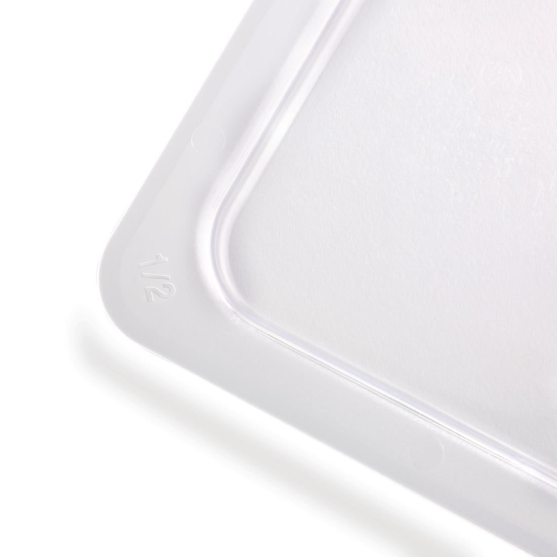 U245 Vogue polycarbonaat 1/2 gastronorm deksel helder