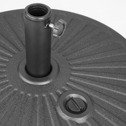 DZ884 Bolero Zwart Kunststof Parasolvoet 40Ltr