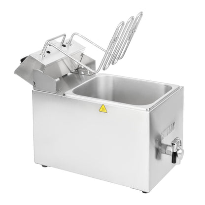 CU620 Buffalo Enkele Elektrische Friteuse Met Timer 8Ltr