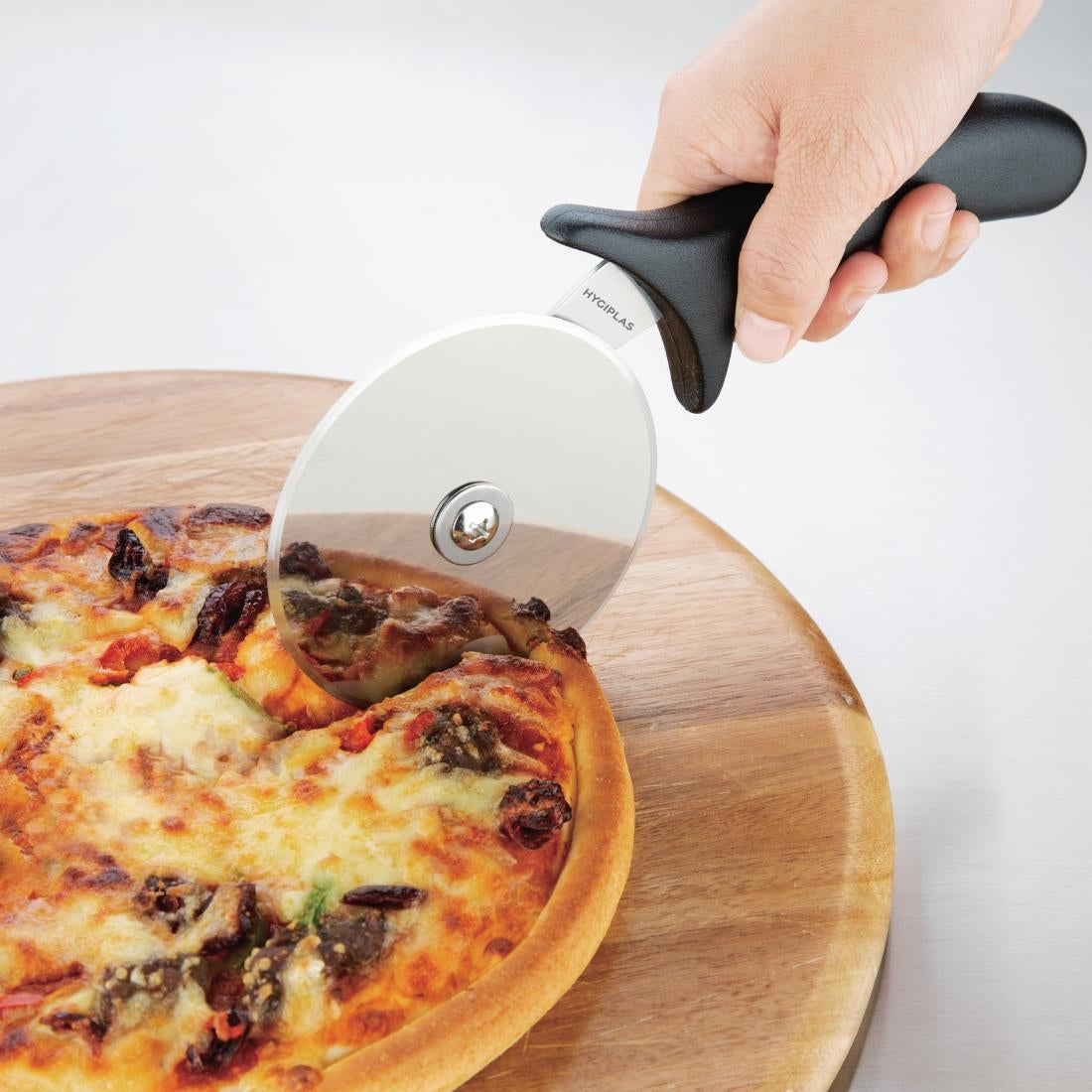 D396 Hygiplas pizzawiel zwart 10cm