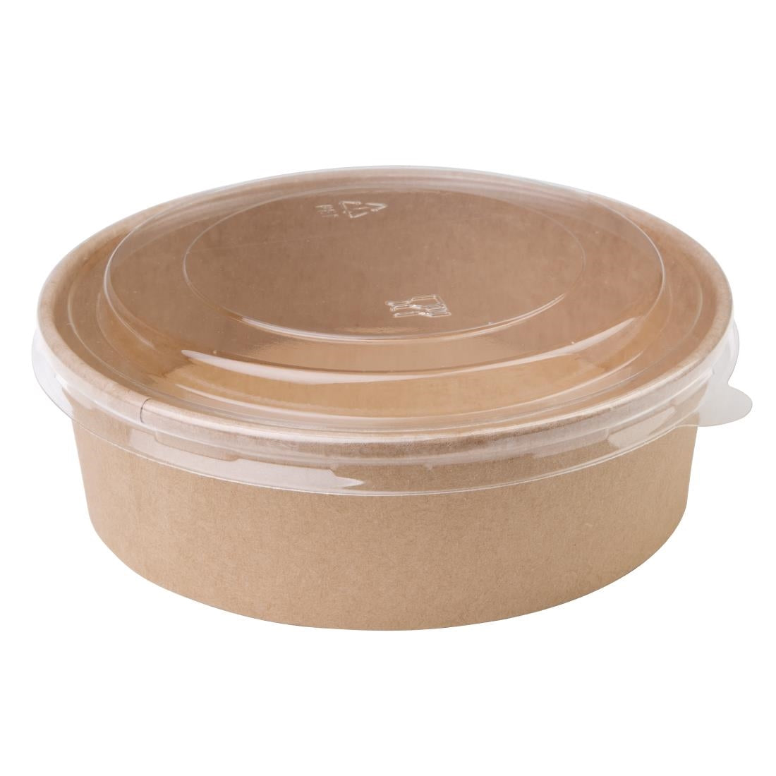 FB196 Fiesta Compostable ronde kraft saladeschaal 50cl (300 stuks)