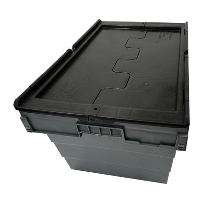 DX995 Vogue Kunststof Transportopbergkrat Met Vast Deksel 600x400x320mm