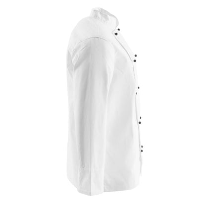 DL710-XXL Whites Chicago unisex koksbuis lange mouw wit XXL