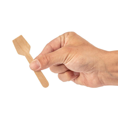 DK399 Fiesta Compostable biologisch afbreekbare houten ijslepels (100 stuks)