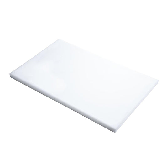 GN344 Gastro M HDPE snijplank wit 60x40x2cm