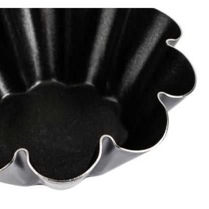 E238 Matfer Bourgeat anti-kleef mini briochevorm 7,5 cm (12 stuks)