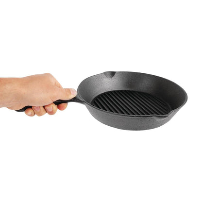 M652 Vogue ronde gietijzeren inductie grillpan 26,7cm