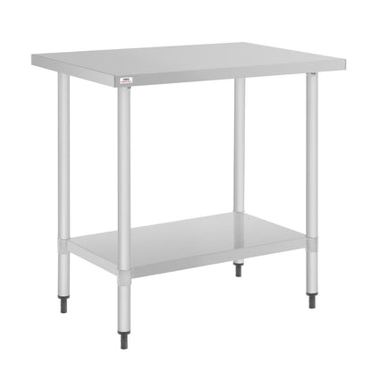 CH059 Nisbets Essentials RVS werktafel 800 x 600mm
