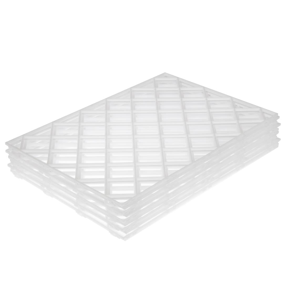 D824 Glazenmatten 23,2x21,5cm (10 stuks)