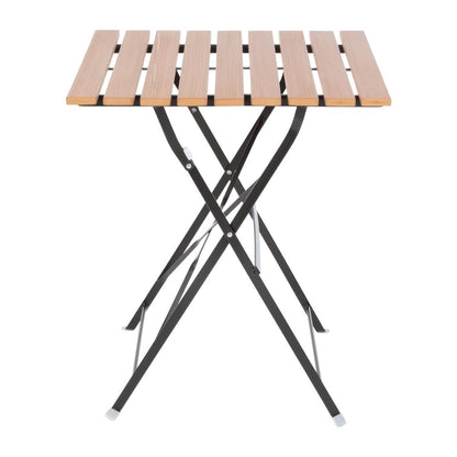 GJ765 Bolero vierkante imitatiehouten tafel 60cm