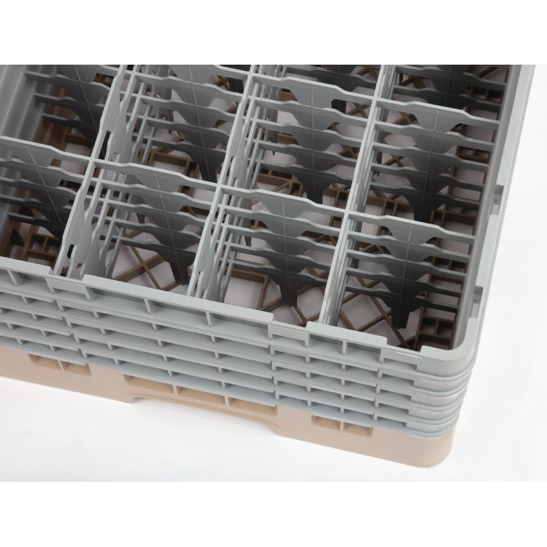 DW552 Cambro Camrack vaatwaskorf met 16 compartimenten max. glashoogte 25,7cm