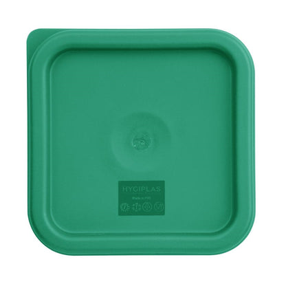 CF046 Hygiplas vierkant deksel groen klein