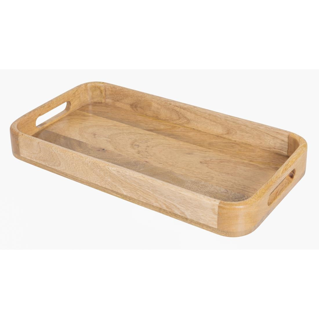JA888 Olympia Mangohout Rechthoekig Diep Dienblad 430x230mm