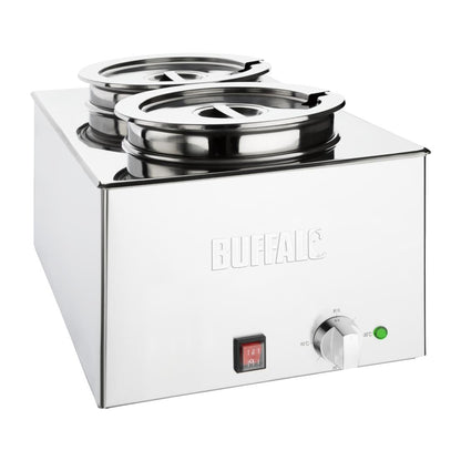 FT695 Buffalo bain-marie met 2x 5,2Ltr bakken