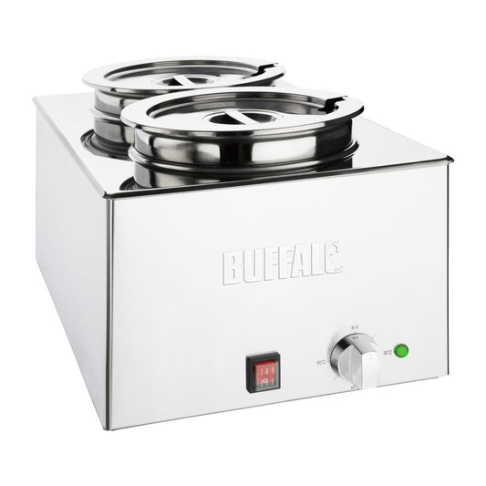 FT695 Buffalo bain-marie met 2x 5,2Ltr bakken